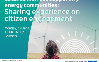 Local authorities supporting energy communities : Sharing experience on citizen engagement